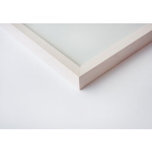 Drewniana ramka zaciskowa Quadrum 50x70 cm biała