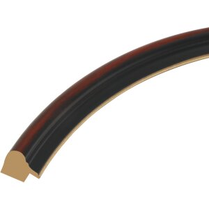 Ramka plastikowa S100 owalna 13x18 cm czarna
