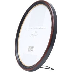 Ramka plastikowa S100 owalna 13x18 cm czarna