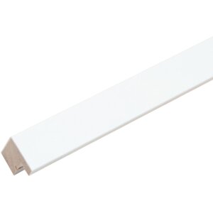 Ramka drewniana S40R 15x15 cm biała