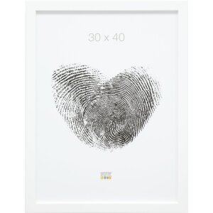 Ramka drewniana S40R 15x15 cm biała