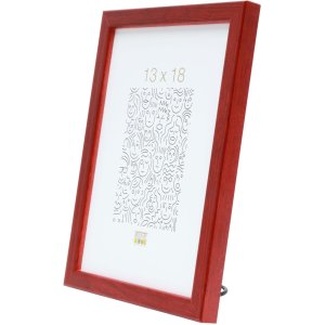Ramka drewniana S41J Deknudt 20x30 cm czerwona