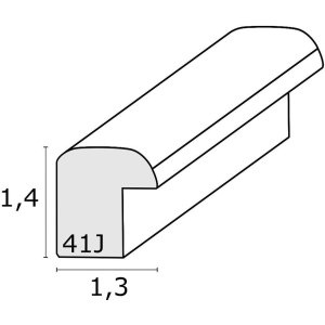 Ramka drewniana S41J Deknudt 20x30 cm czerwona
