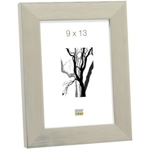 Ramka z tworzywa sztucznego S41VD4 srebrny połysk 20x28 cm