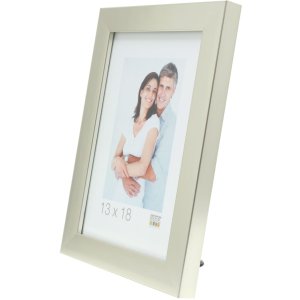 Ramka z tworzywa sztucznego S41VD4 srebrny połysk 20x28 cm