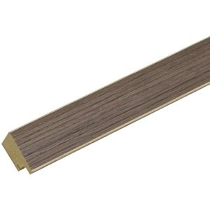 Plastikowa ramka S41VF7 szaro-brązowa 13x18 cm