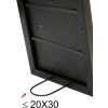 Plastikowa ramka S41VF7 szaro-brązowa 13x18 cm