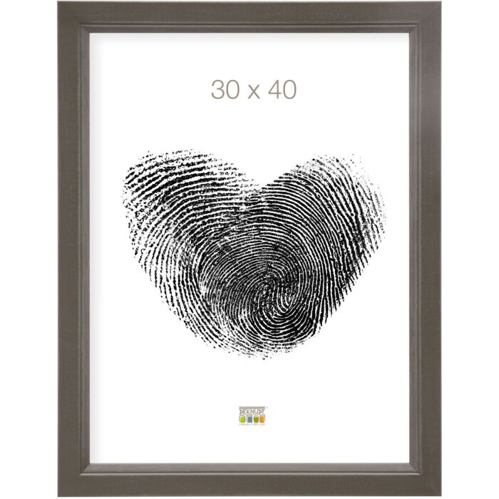 Ramka drewniana S42L szara 13x18 cm