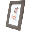 Ramka drewniana S42L szara 13x18 cm