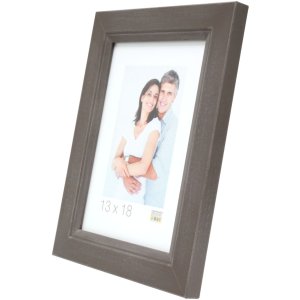 Ramka drewniana S42L szara 24x30 cm