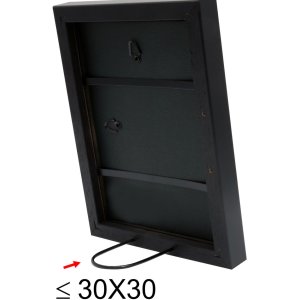 Rama drewniana S40R 30x60 cm czarna