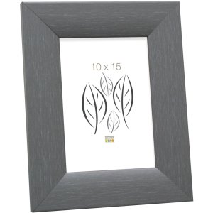 Ramka drewniana S53G szara 13x18 cm