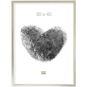 Ramka drewniana S41J Deknudt 21x29,7 cm srebrna