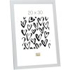 Deknudt Rama drewniana MDF S44C 15x20 cm srebrna