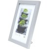 Deknudt Rama drewniana MDF S44C 15x20 cm srebrna