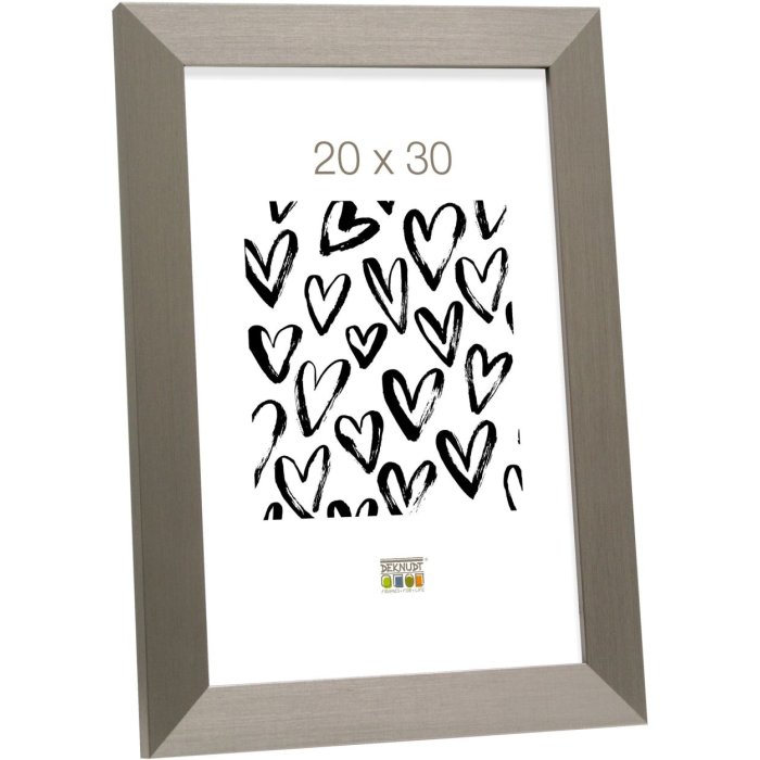 Ramka plastikowa Deknudt S42P srebrna 13x18 cm