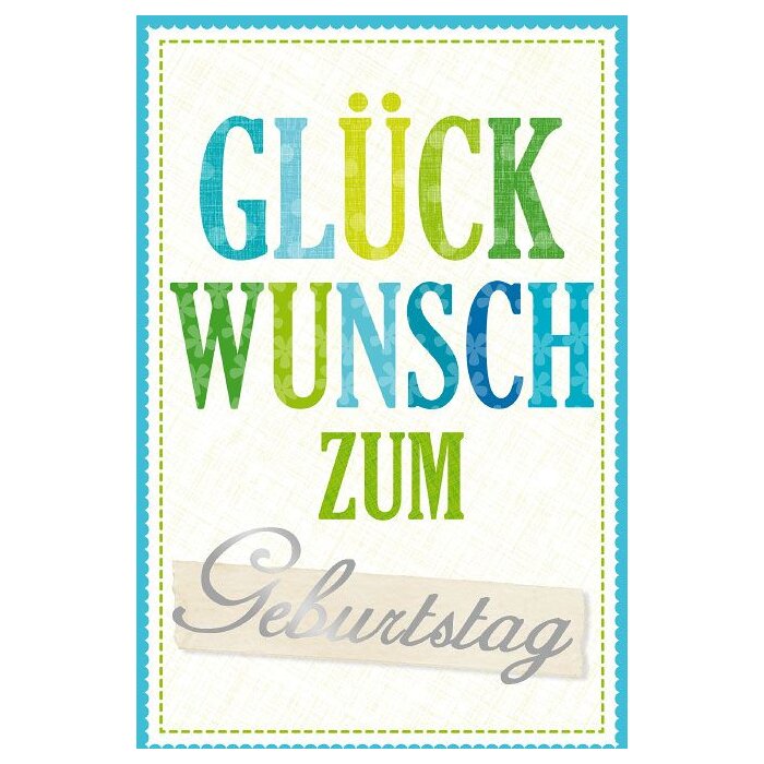 Art Level Card Typografia Urodziny