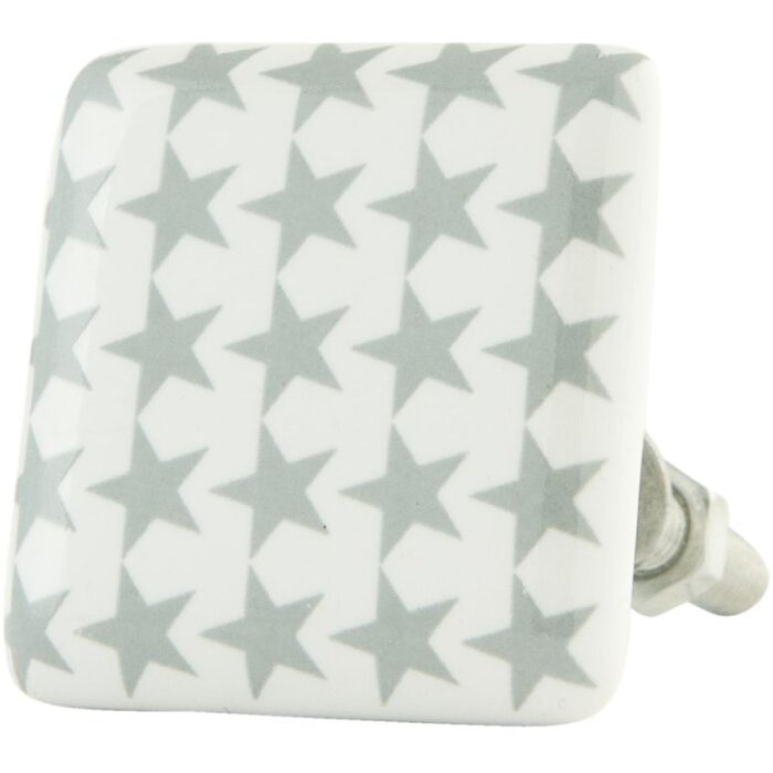 Sterne grau weiß 3cm (62990)