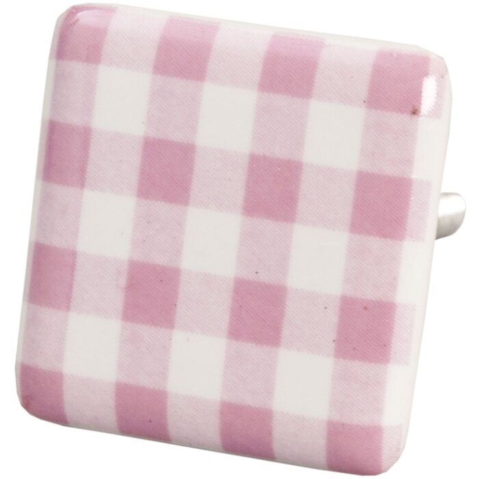 Kariert rosa weiß 3,5cm (61913)