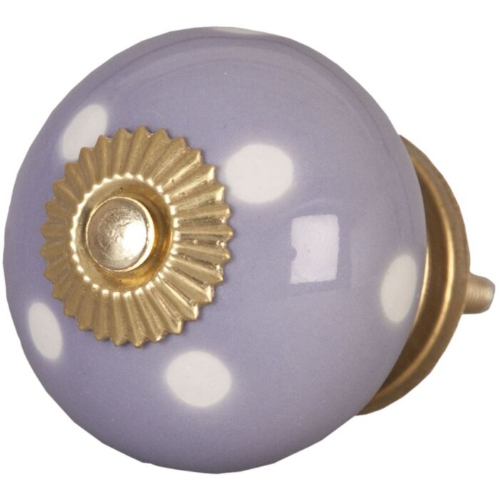 Punkte aubergine weiß (62322)